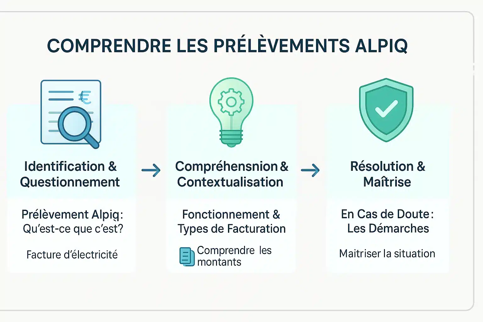 Prélèvement Alpiq : tout savoir sur vos paiements 2 Schéma explicatif des prélèvements Alpiq et erreurs potentielles sur les factures d'énergie