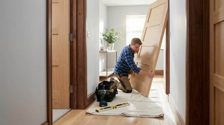 Effortless door leaf replacement for home modernization
