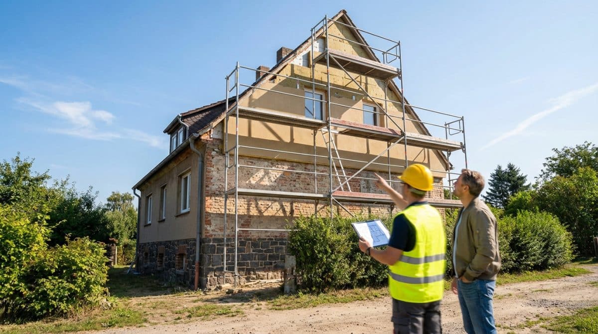 Prix de rénovation d'un mur pignon : le budget détaillé au m²